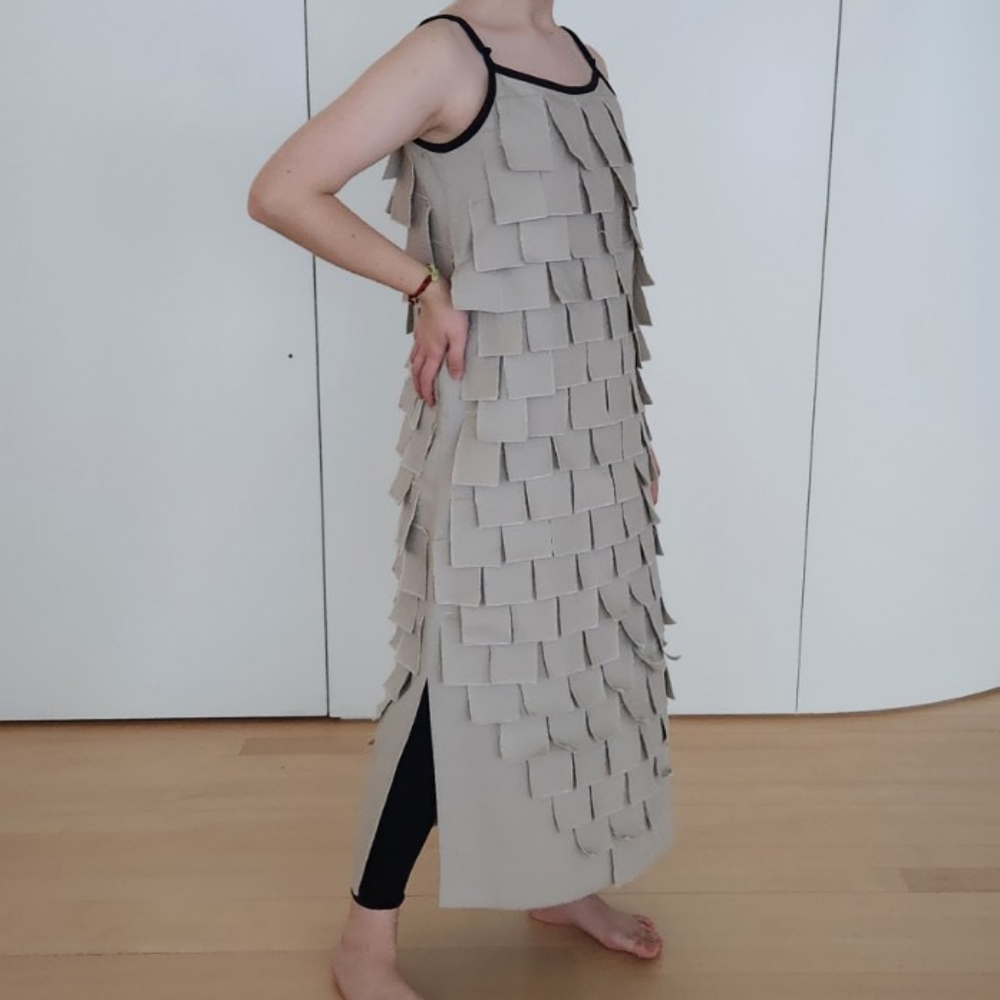 Eileen M Custom Designed Canvas Dress